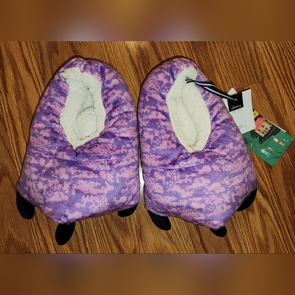 NWT Joules Monster Feet Slippers Size 13/1